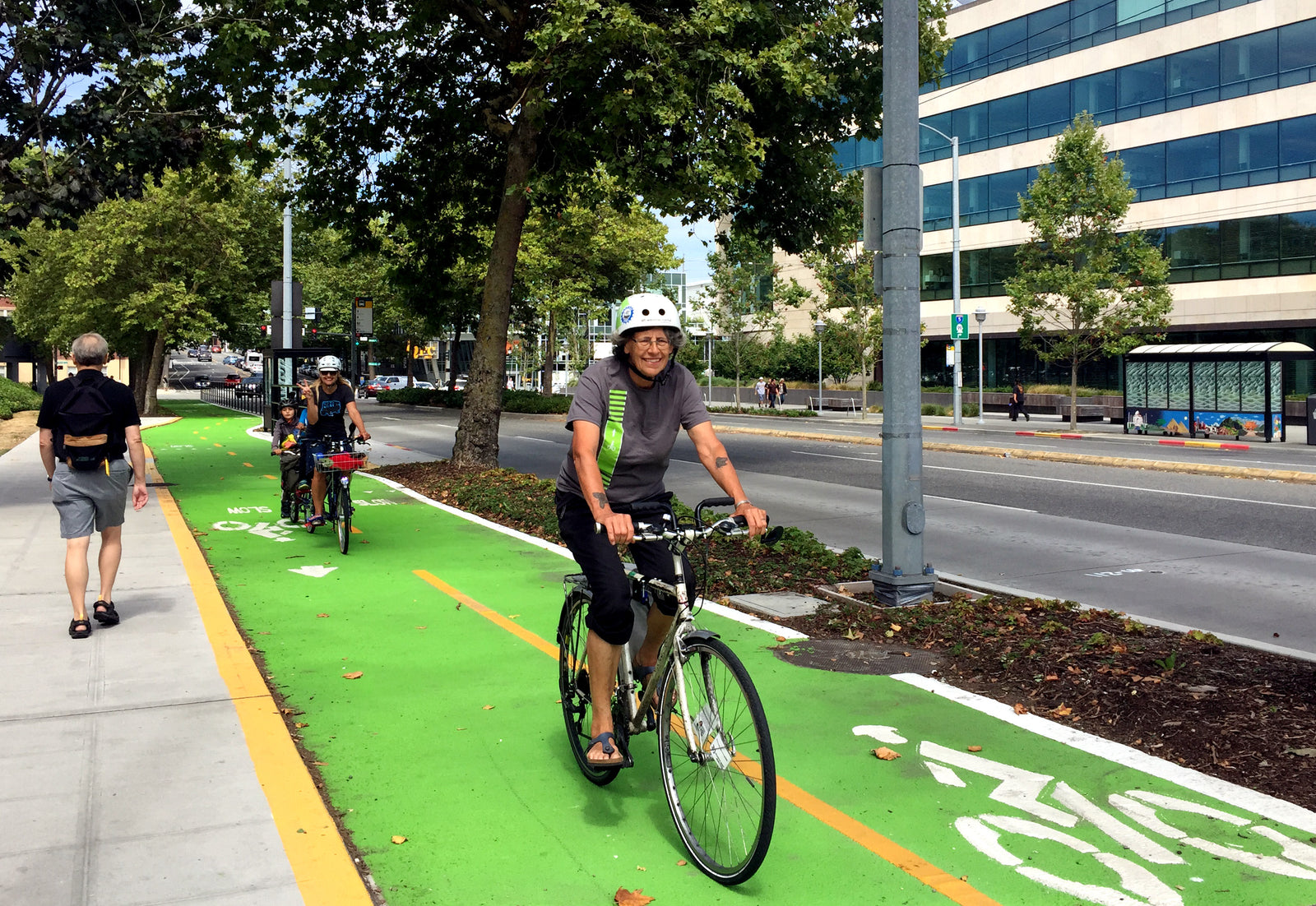 Protected Bike Lanes Are Essential - Mello Fellos Bike Shop